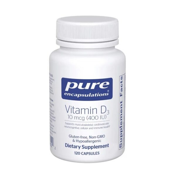 Vitamin D3 10 mcg (400 IU) 120s